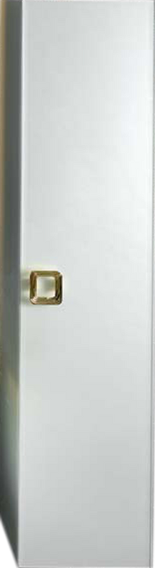 Шкаф пенал для ванной Armadi Art Lucido подвесной, жечужный белый