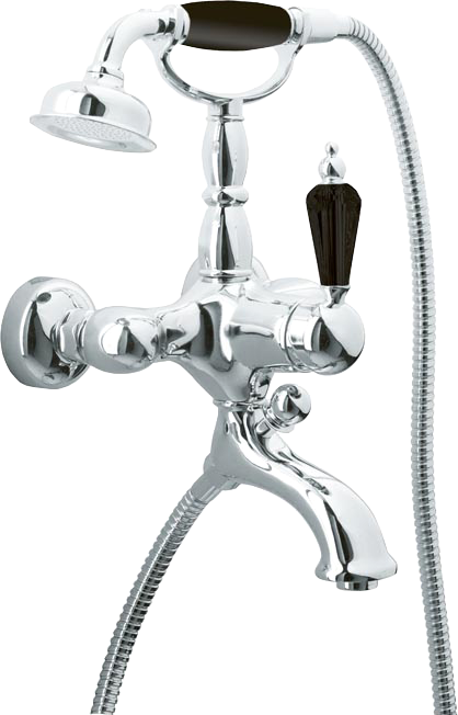 Смеситель для ванны с душем Boheme Tradizionale Nero 243 хром