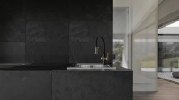 Смеситель для кухни Lemark Bronx LM3761BLR черный/золото с гибким изливом