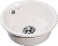 Комплект Мойка GranFest Smart SM 435 белый + Смеситель РМС Sus124w SUS124W-016F белый, сталь + Измельчитель Bort Titan Max Power FullControl