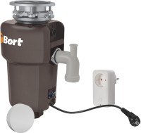 Комплект Мойка GranFest Smart SM 435 белый + Смеситель РМС Sus124w SUS124W-016F белый, сталь + Измельчитель Bort Titan Max Power FullControl