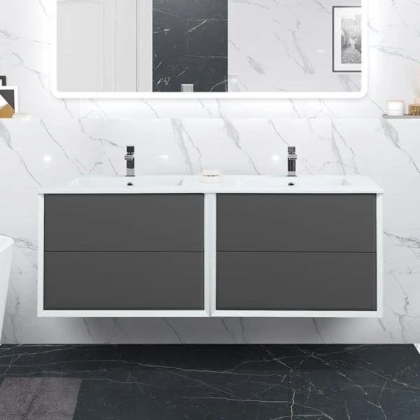 Тумба с раковиной Cezares Bellagio 140 grigio nuvola