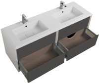 Тумба с раковиной Cezares Bellagio 140 grigio nuvola