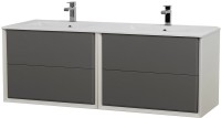 Тумба с раковиной Cezares Bellagio 140 grigio nuvola