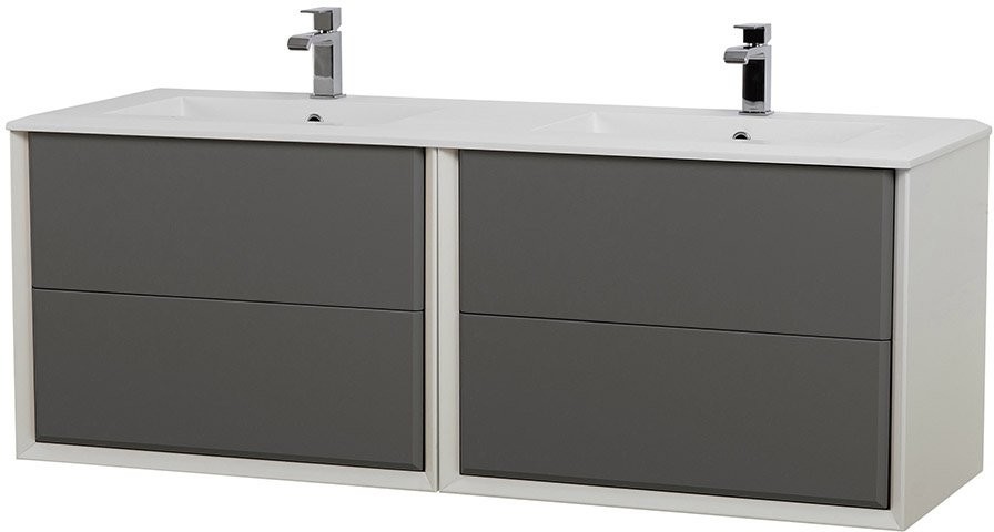 Тумба с раковиной Cezares Bellagio 140 grigio nuvola