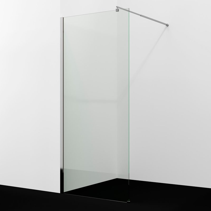 Душевая перегородка Wasserkraft Rur 30W 110 см, профиль хром, стекло прозрачное