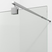 Душевая перегородка Wasserkraft Rur 30W 110 см, профиль хром, стекло прозрачное