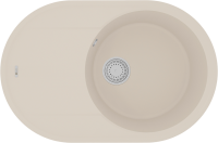 Комплект Мойка Lemark Lacha 760 9910060 шампань + Смеситель Comfort LM3073PSH шампань