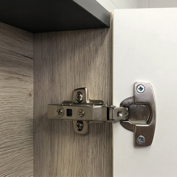 Зеркало Comforty Мерано 90 дуб дымчатый, белое