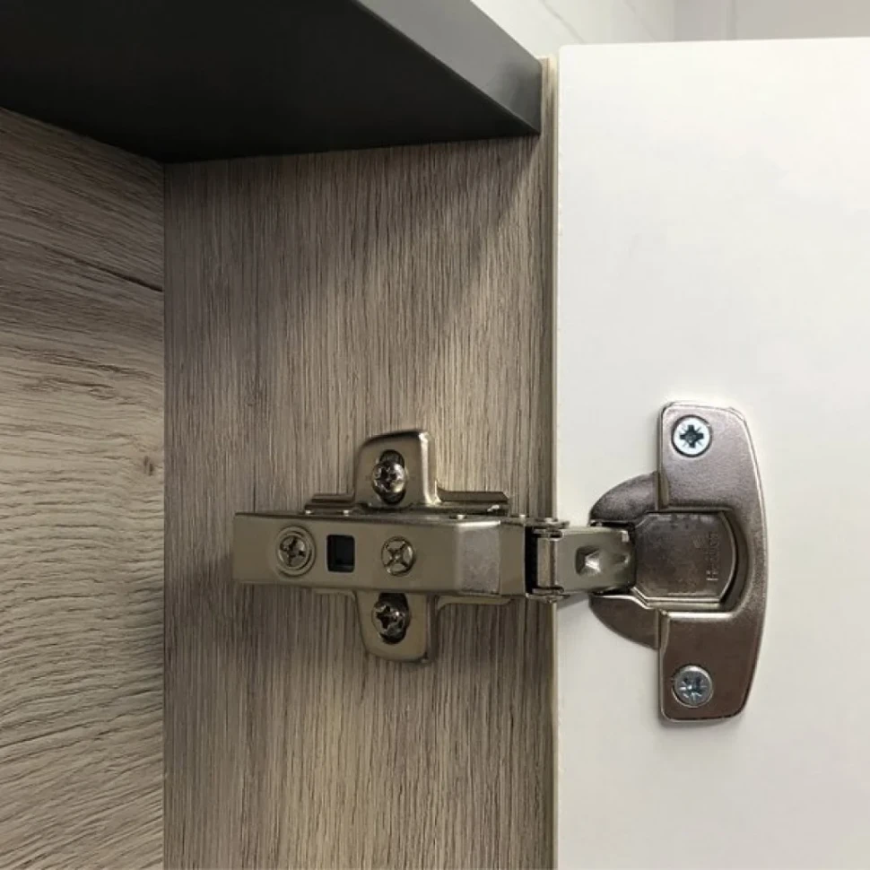Зеркало Comforty Мерано 90 дуб дымчатый, белое