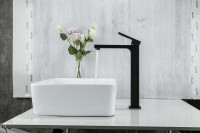 Смеситель для раковины Gappo G17-6 G1017-62 черный