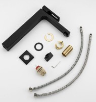 Смеситель для раковины Gappo G17-6 G1017-62 черный