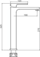 Смеситель для раковины Gappo G17-6 G1017-62 черный