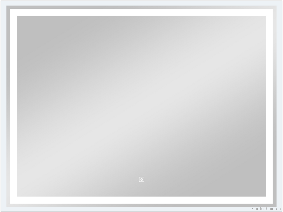 Зеркало CONTINENT Fancy 80х60 с подсветкой