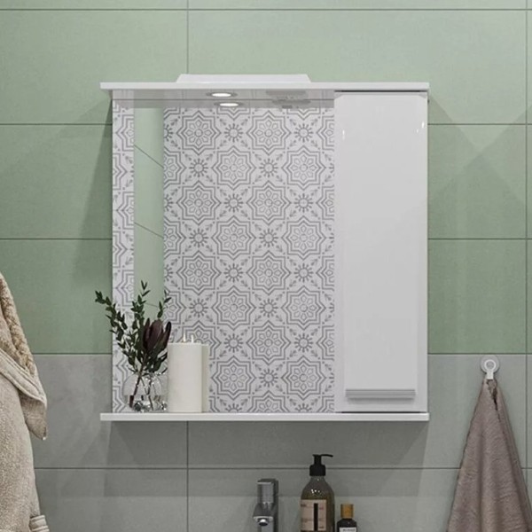 Зеркало SanStar Аура 60 белое