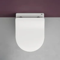 Комплект Унитаз подвесной Ceramicanova Play CN3001 безободковый, с микролифтом + Инсталляция Envision CN1002B + Кнопка Flat, черная матовая