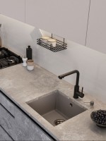 Мойка кухонная Emar Quartz EMQ-1455.P Алмаз Мойка кухонная Emar Quartz EMQ-1455.P Алмаз