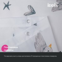Штора для ванной IDDIS Base BP04P18i11 180х200, белая