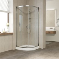Душевой уголок Vegas Glass ZS Tur Novo 80 08 01 профиль глянцевый хром, стекло прозрачное