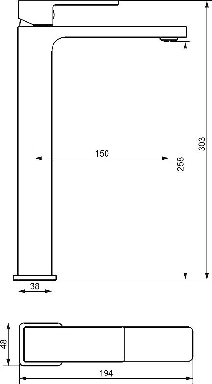 Смеситель для раковины Damixa Gala 530250000 хром