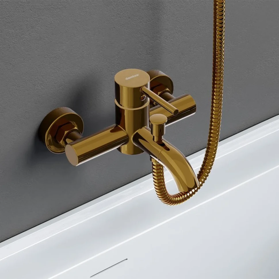 Смеситель для ванны с душем Damixa Scandinavian Pure 361000600 золото