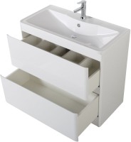 Тумба с раковиной BelBagno Albano 90 напольная, bianco lucido