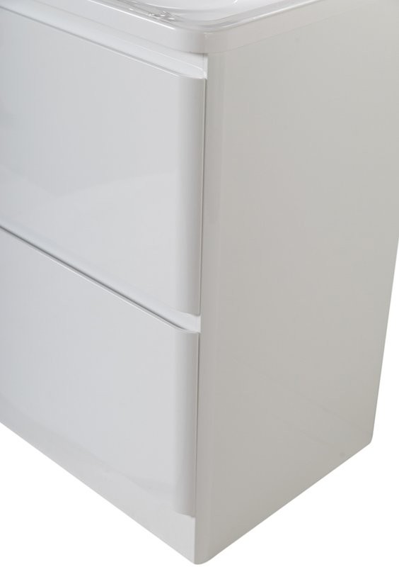 Тумба с раковиной BelBagno Albano 90 напольная, bianco lucido