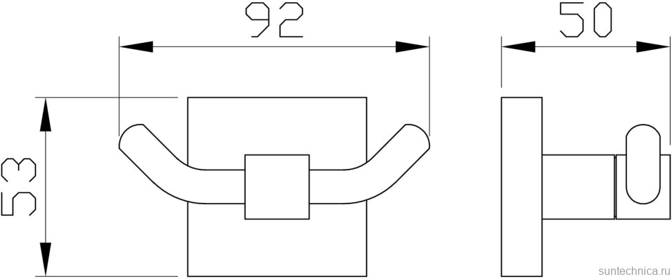 Крючок Wonzon & Woghand WW-8925-DG темное золото