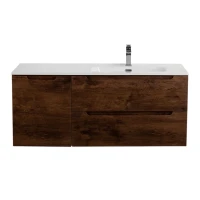 Тумба с раковиной BelBagno Etna R, 120 2 ящика, дверца, rovere moro
