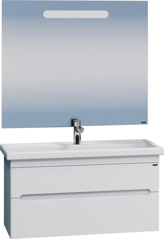 Мебель для ванной комнаты СаНта Лондон 100 подвесная, 2 ящика