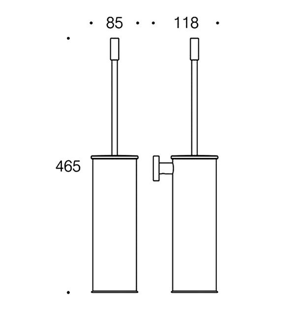 Ершик для унитаза Colombo Design Plus W4962.OM золото матовое