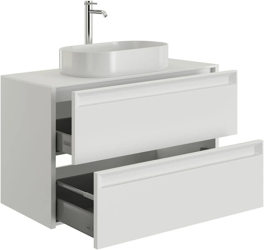 Тумба под раковину без столешницы Allen Brau Fantasy 2.0 120 матовый белый