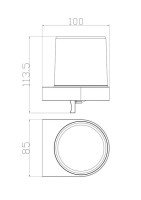Дозатор Wonzon & Woghand WW-5251-BG брашированное золото