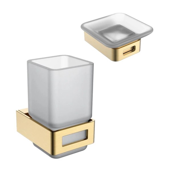 Набор Стакан Boheme Q 10944-MG + Мыльница 10943-MG