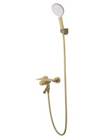 Смеситель для ванны с душем Wonzon & Woghand Click WW-FE05L221-BG брашированное золото Смеситель для ванны с душем Wonzon & Woghand Click WW-FE05L221-BG брашированное золото