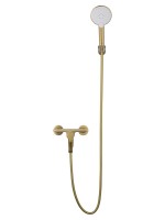 Смеситель для ванны с душем Wonzon & Woghand Click WW-FE05L221-BG брашированное золото Смеситель для ванны с душем Wonzon & Woghand Click WW-FE05L221-BG брашированное золото