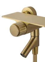 Смеситель для ванны с душем Wonzon & Woghand Click WW-FE05L221-BG брашированное золото Смеситель для ванны с душем Wonzon & Woghand Click WW-FE05L221-BG брашированное золото