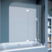 Шторка на ванну Koller Pool Waterfall Line 115х140, стекло прозрачное, R