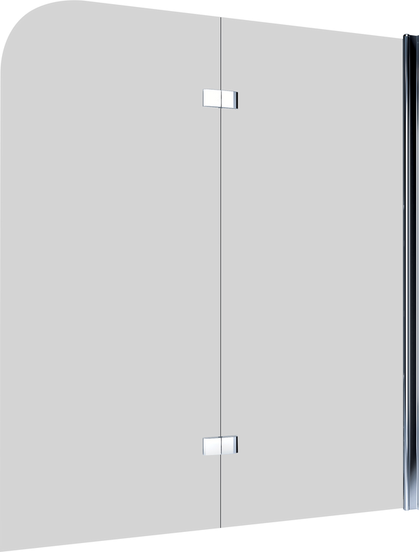 Шторка на ванну Koller Pool Waterfall Line 115х140, стекло прозрачное, R
