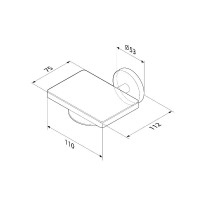 Набор Стакан AM.PM X-Joy A85A34300 + Мыльница A85A34200 Набор Стакан AM.PM X-Joy A85A34300 + Мыльница A85A34200