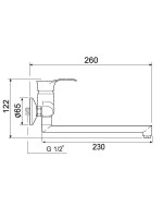 Смеситель для кухни РМС SL86 005