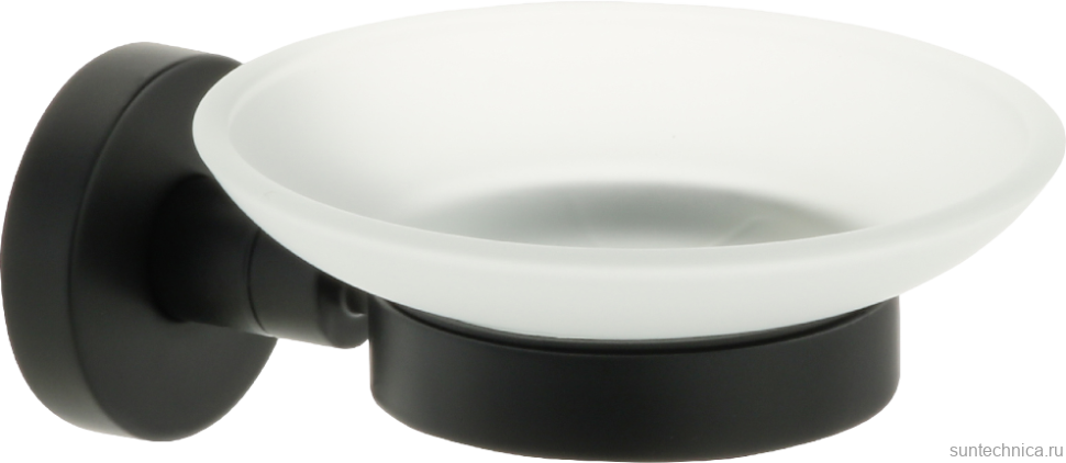 Набор Стакан Fixsen Comfort Black 86006 + Мыльница 86008