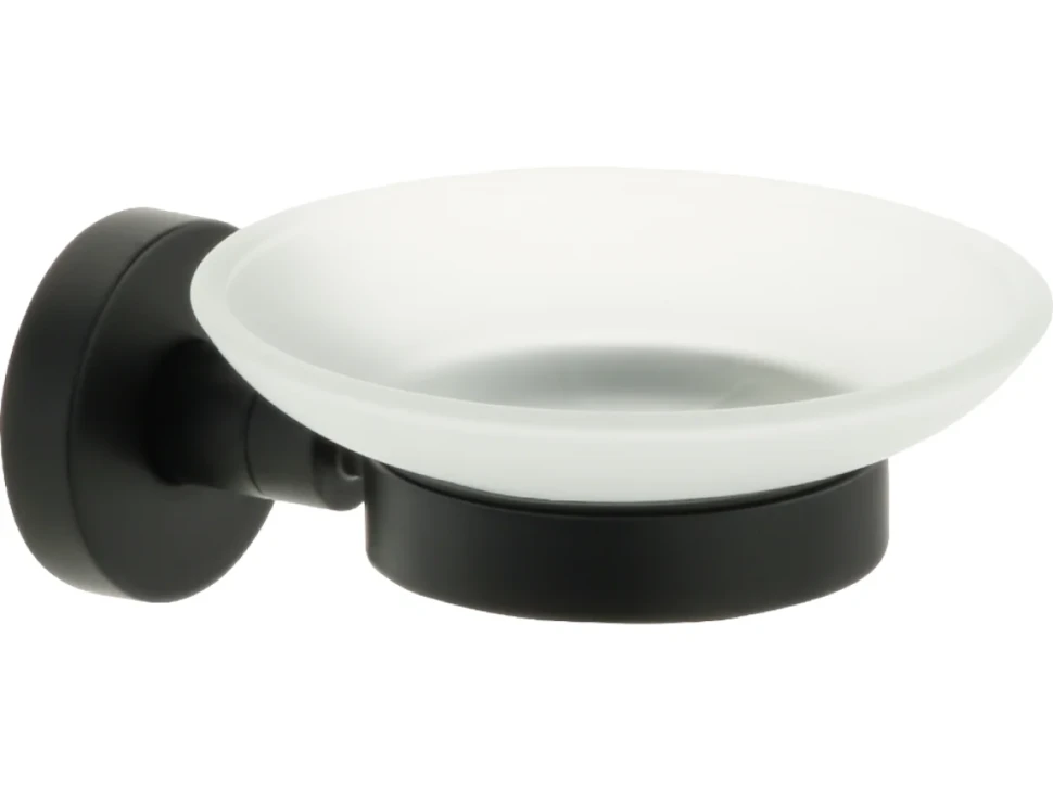 Набор Стакан Fixsen Comfort Black 86006 + Мыльница 86008