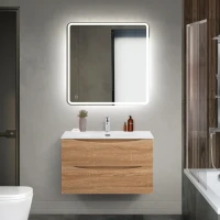 Тумба под раковину BelBagno Marino-cer-mini 80 подвесная, rovere bianco