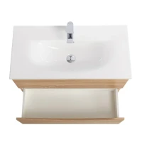 Тумба под раковину BelBagno Marino-cer-mini 80 подвесная, rovere bianco