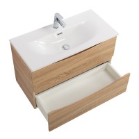 Тумба под раковину BelBagno Marino-cer-mini 80 подвесная, rovere bianco