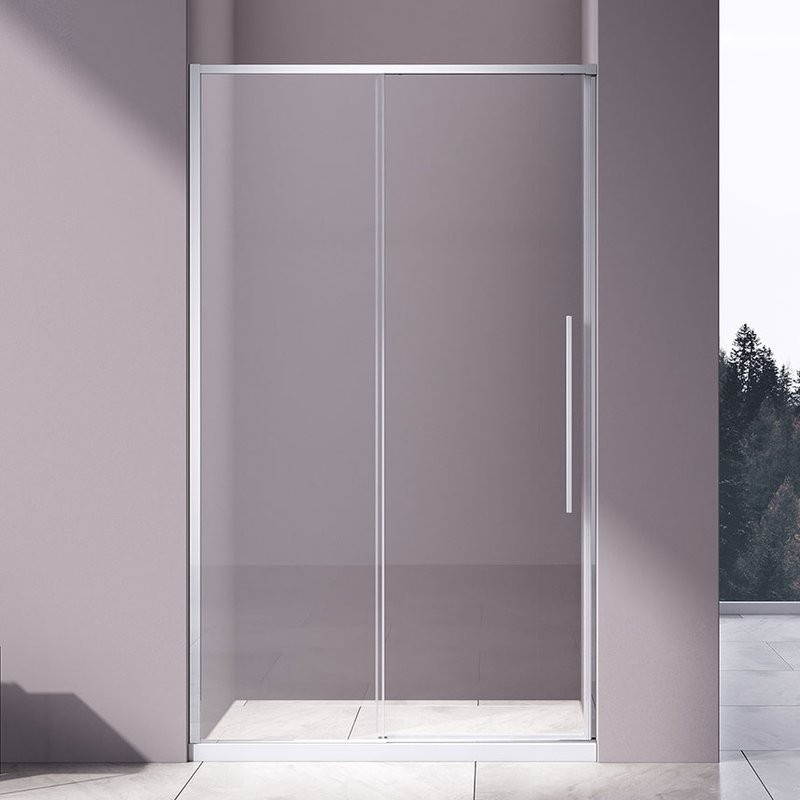 Душевая дверь в нишу Vincea Slim-N VDS-4SN130CL 130 см, профиль хром