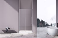 Душевая дверь в нишу Vincea Slim-N VDS-4SN130CL 130 см, профиль хром