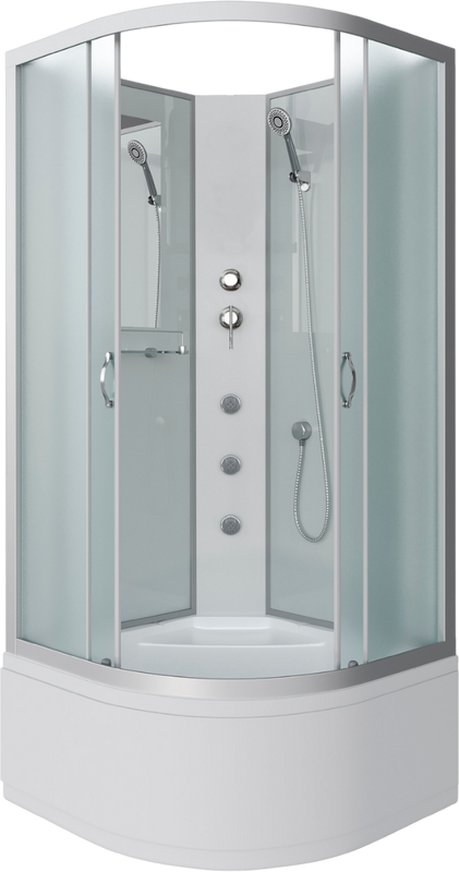 Душевая кабина Niagara Classic NG-2309-14BKG 100x100 см, с гидромассажем