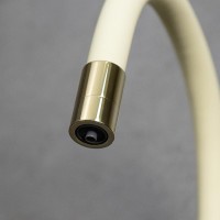 Смеситель для кухни Lemark Comfort LM3075G-Beige с гибким изливом, золото, бежевый